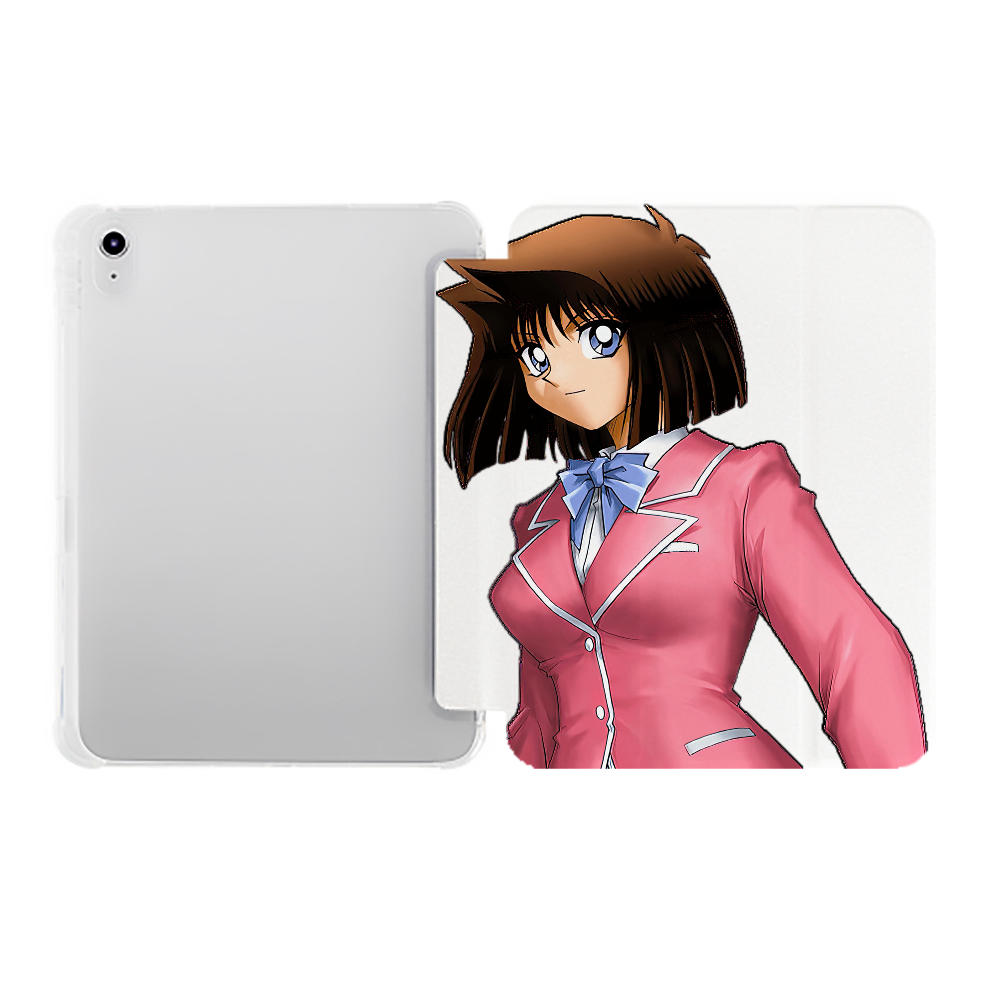 （画像用） 遊☆戯☆王 Yu-Gi-Oh! IPad ケース ペン収納付き 三つ折りスタンド PUレザー×シリコン 対応機種9.5/10.5/10.9インチ